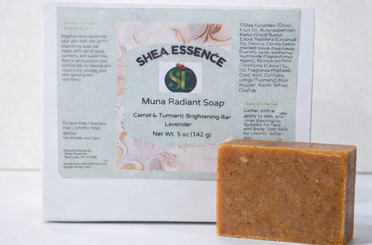 Muna Radiant Carrot & Turmeric Soap Lavender Scent