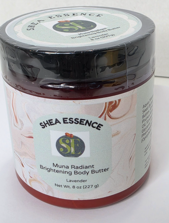 Muna Radiant Brightening Body Butter Lavender Scented 8oz