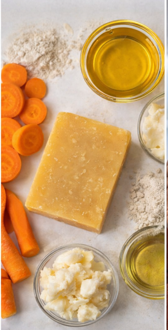 Njangi Lux Carrot Soap  Lavender Scented