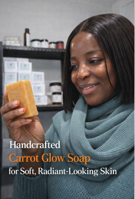 Njangi Lux Carrot Soap  Lavender Scented