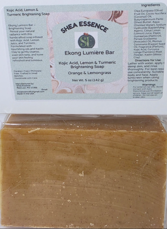 Ekong Lumière Kojic Acid Brightening Soap Bar with Lemon & Turmeric