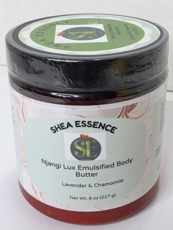 Njangi Lux Emulsified Body Butter with Lavender & Chamomile Fragrance