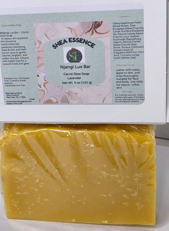 Njangi Lux Carrot Soap  Lavender Scented